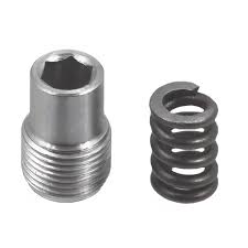 BYPASS CAP (RED) W/SPRING & SEAT 400(8.22)