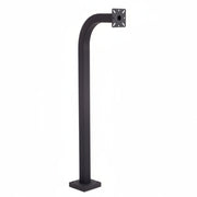 42" Pad Mount Gooseneck Stand - Black