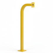 42" Pad Mount Steel Gooseneck Stand - Yellow