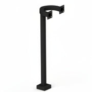 42" Dual Headed, Side By Side Gooseneck Stand - Black