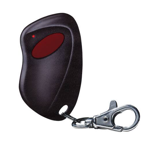 Monarch 433 Mhz 1 Button Keychain Style Remote - Maroon Button - Sold In Lots Of 10 - W/ Special Coding