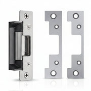 HES 5300C-630 Grade 1 Field Selectable (Safe/Secure) Complete 12/24VDC Universal Electric Strike, Satin Stainless Steel Finish