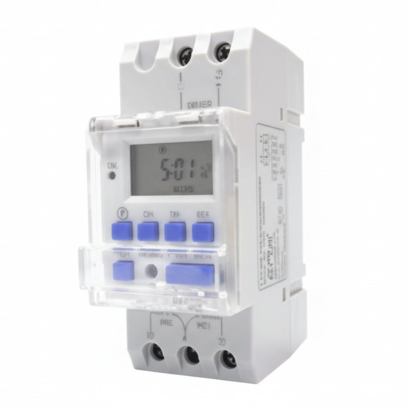 Ptm-12 Seven Day Programmable Timer(The Ptm Is An Easy To Program 7 Day Timer Designed For Use In A Wide Range..Of Control Applications. The Timer Supports Up To 16 On/Off Events Per Day..And 15 Combinations Of Daily Programs.)(8.22)