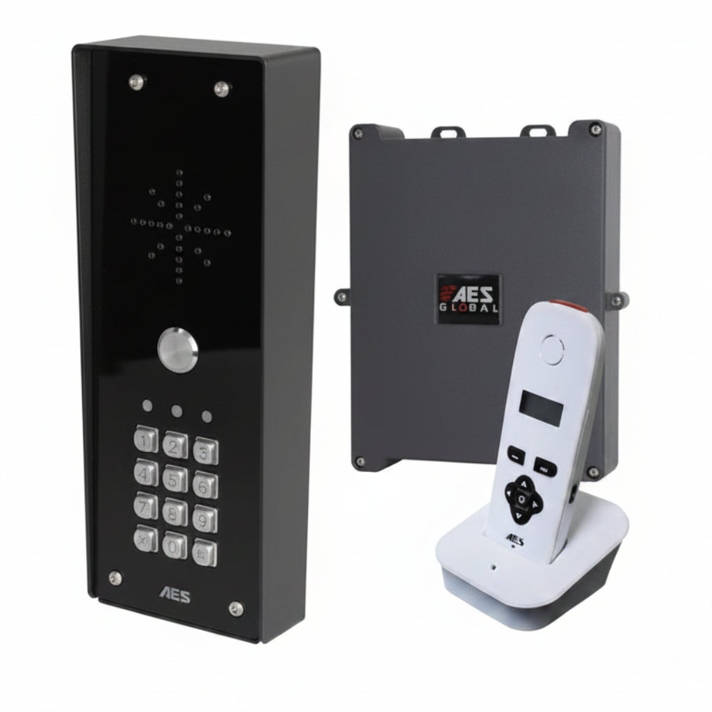 Pedestal Mount Wireless Intercom With Keypad And One (1) Portable Handset (2.22)