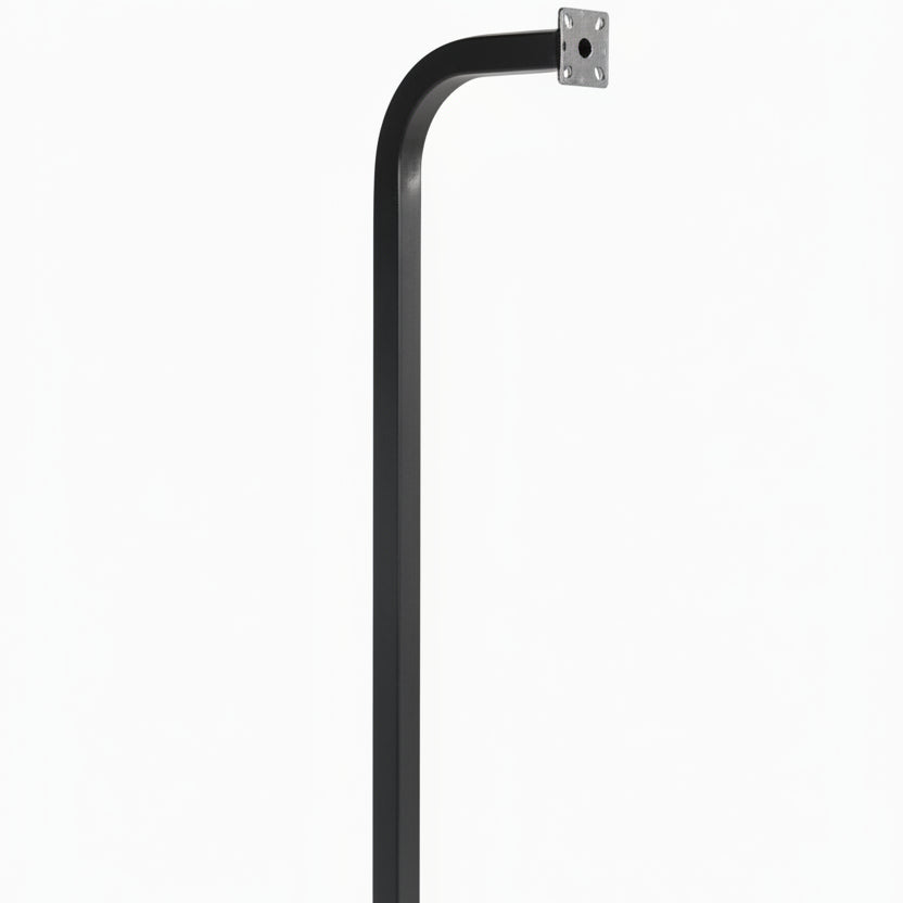 64" In-Ground Steel Gooseneck Stand