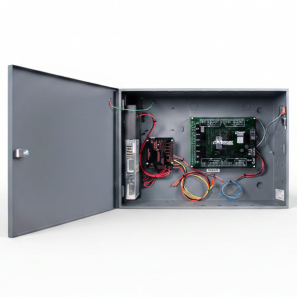 ES-4MP Essential Plus 4-Door Access Control W/ Power Distribution Cabinet