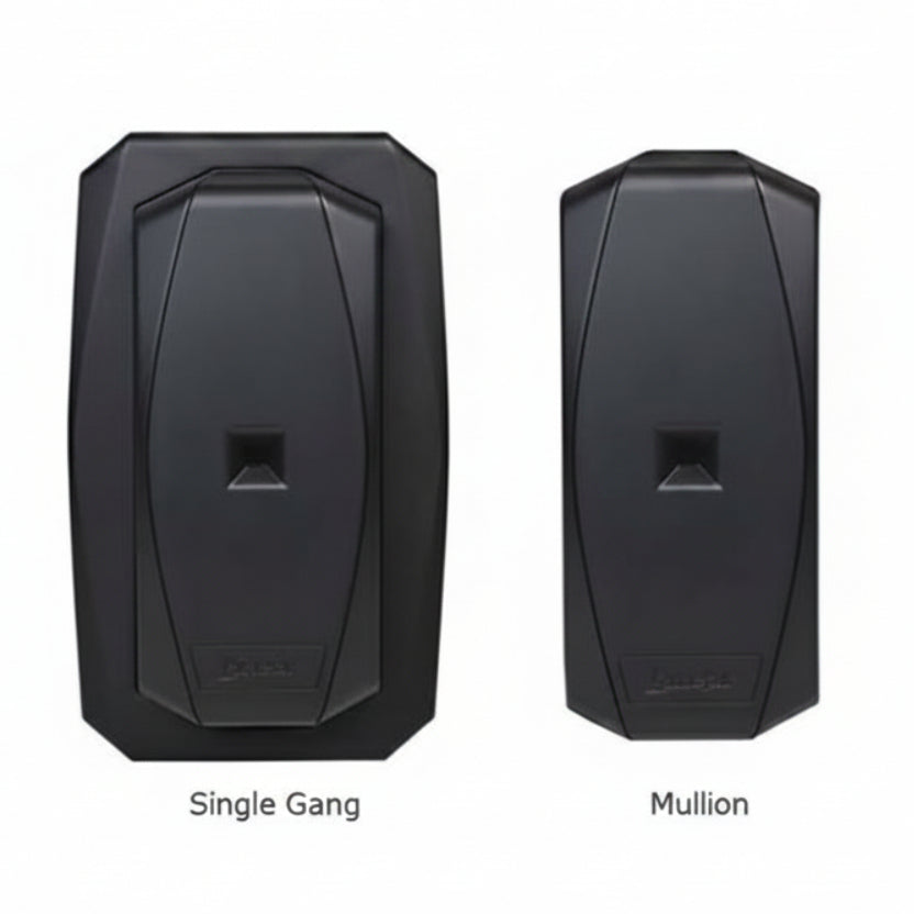 Prox Haf 2-In-1 Mullion Mount Reader With Single Gang Trim (Reads HID & AWID Cards)