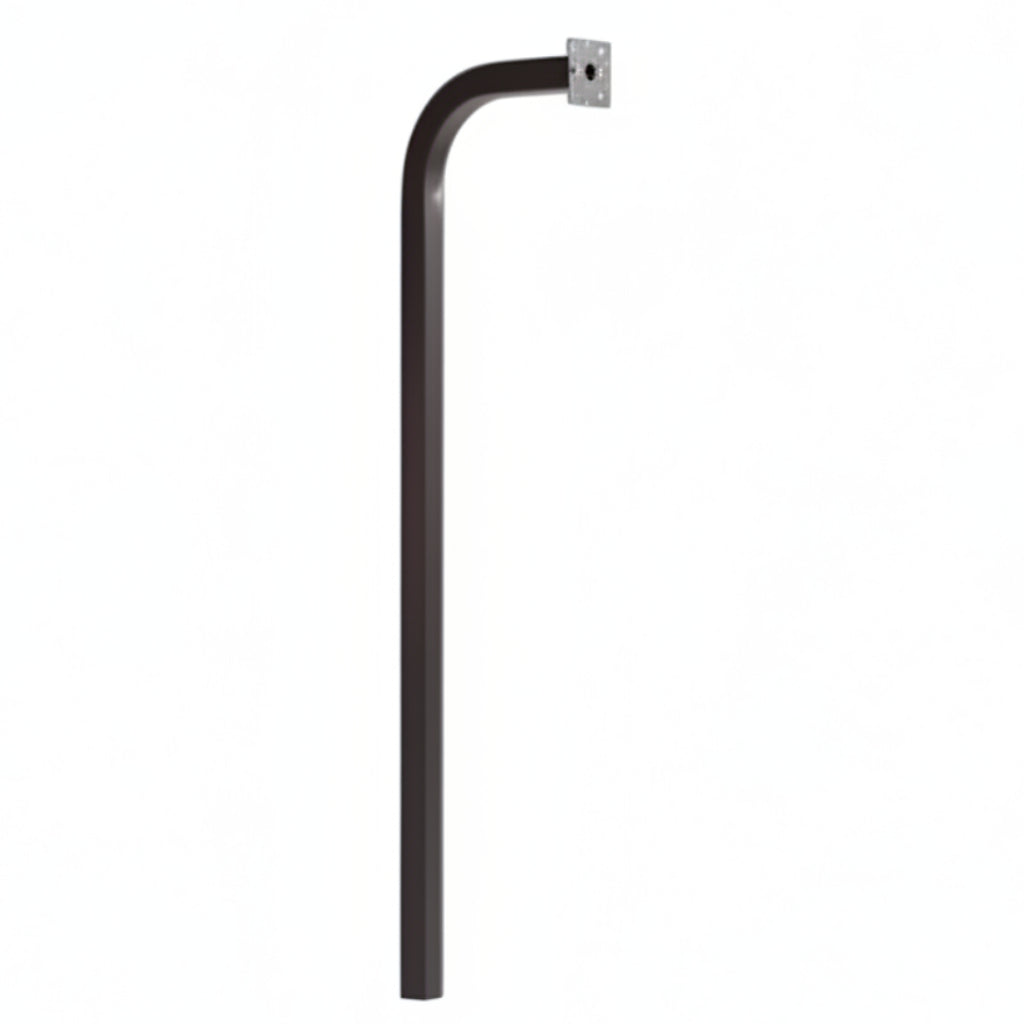 64" Ground Gooseneck Stand - Black