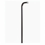 72" In-Ground Gooseneck Stand - Black