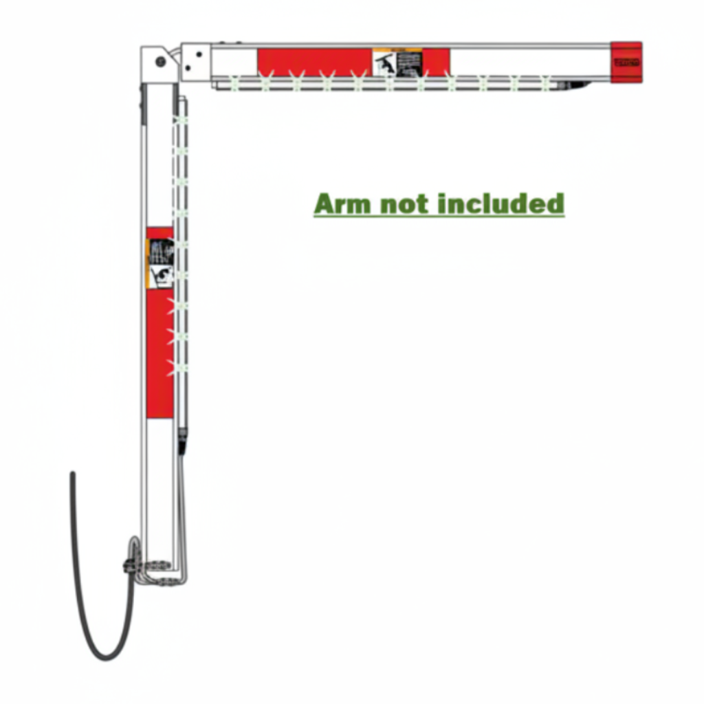 12' Lighted Reverse Edge Kit For Folding Arm
