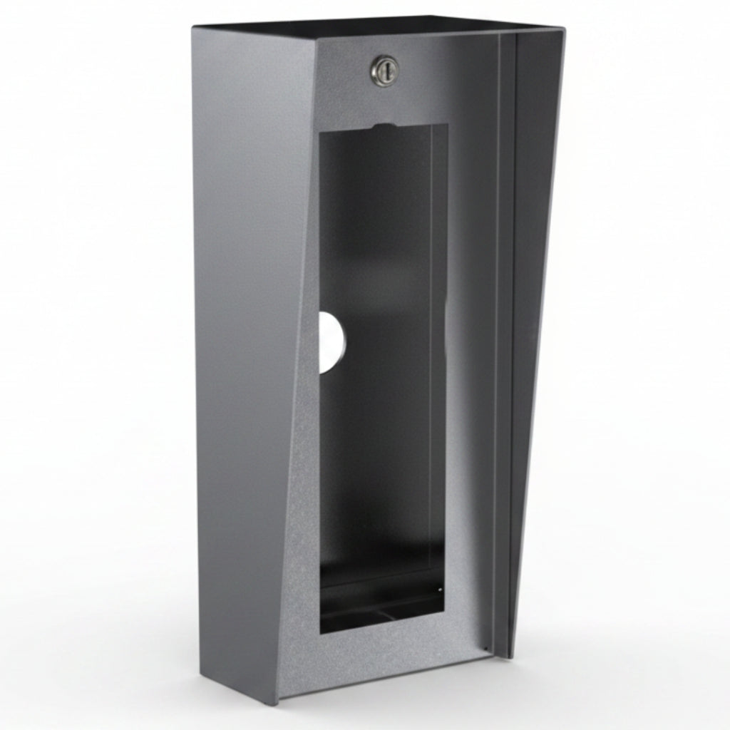 8" x 18" Portrait Steel Housing - Brushed Stainless Steel