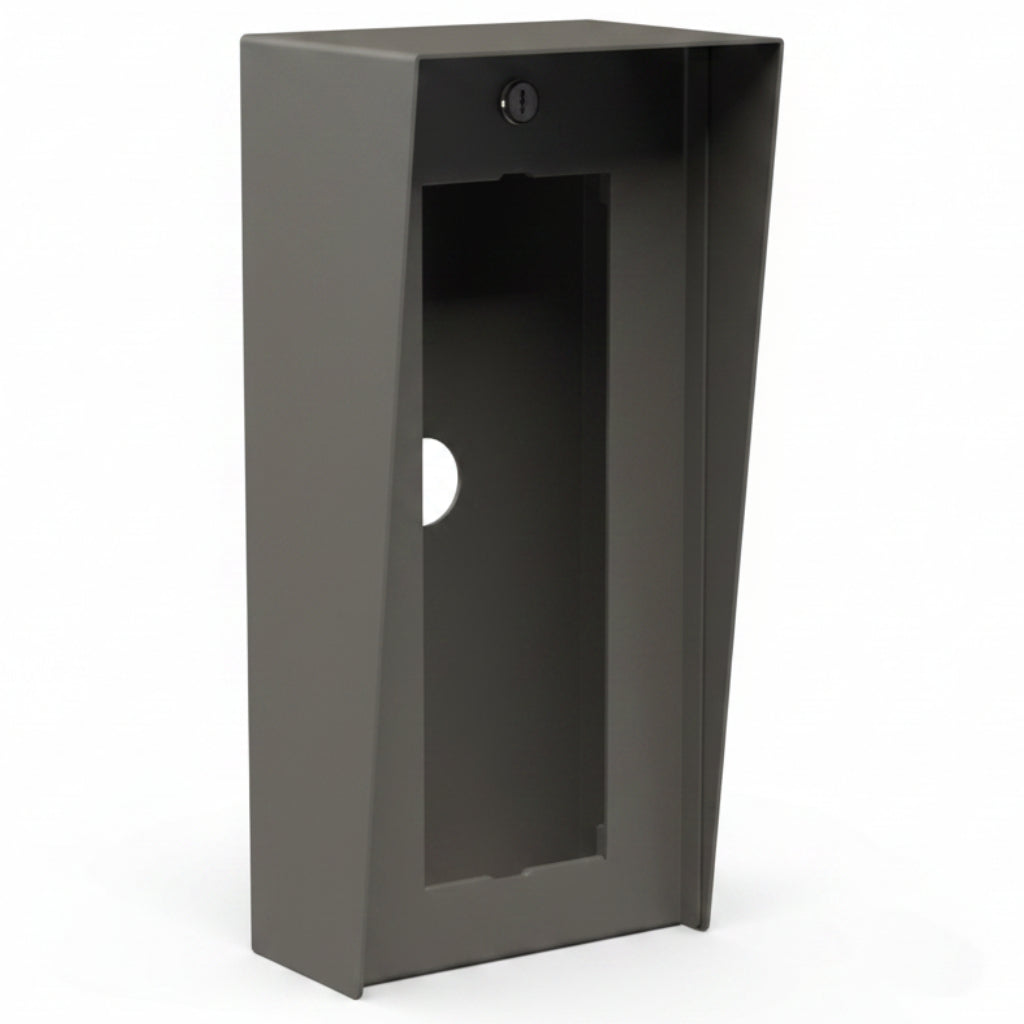 8" x 18" Portrait Steel Housing - Nickel, 2N IP Verso 3 Flush/Surface