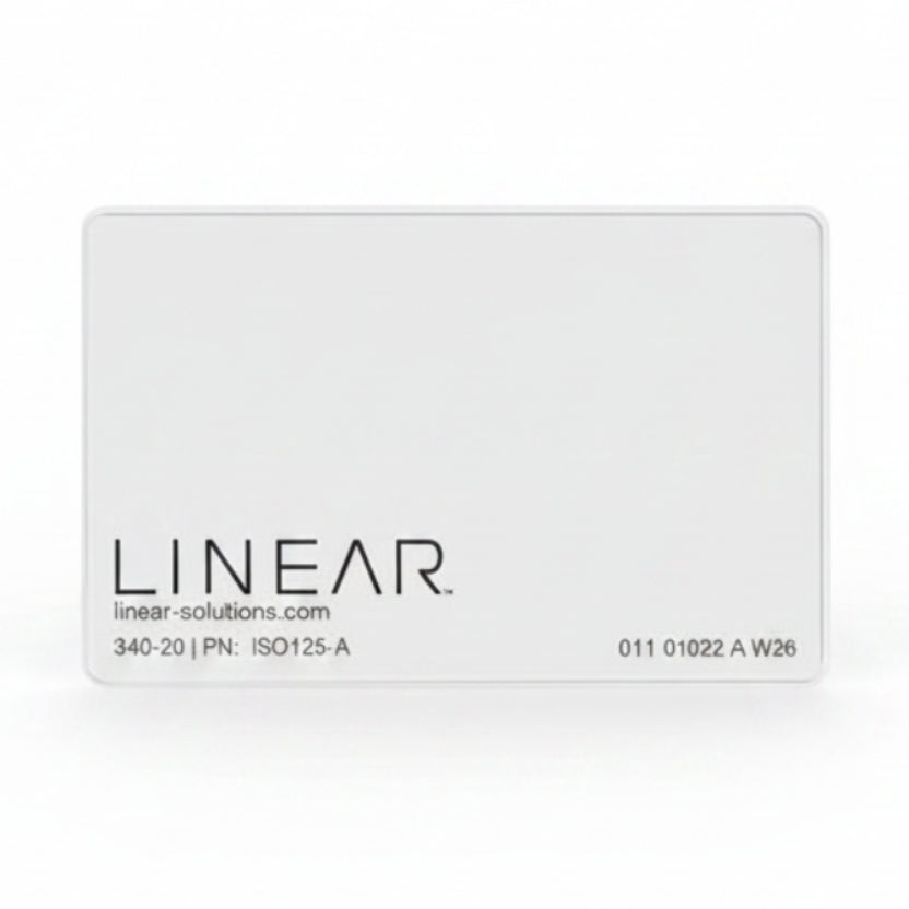 ISO125-H Printable Clamshell Prox Card Custom Coded (HID Compatible) (Sold In Lots Of 25)