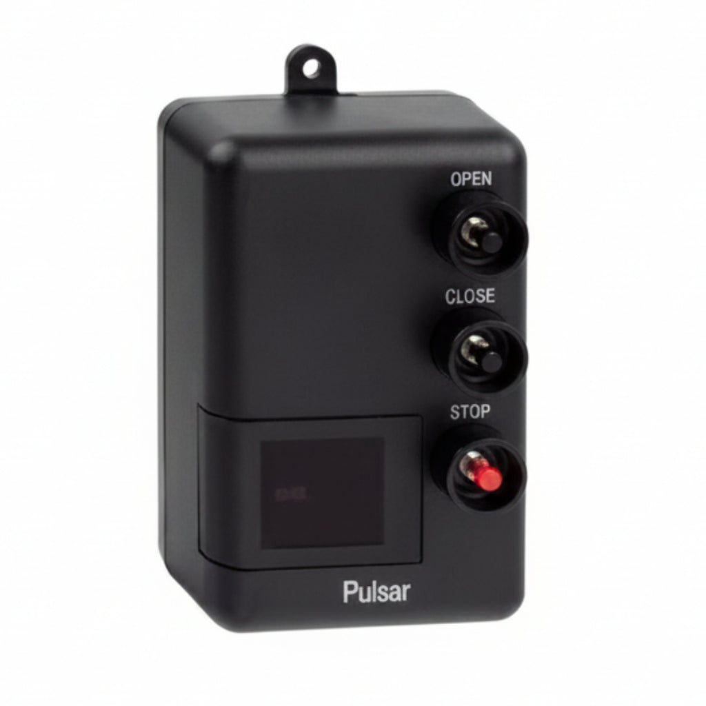 Pulsar 3-Button Wall Mount Transmitter, Open-Close-Stop, 318Mhz