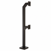 84" Dual Height Pad Mount Gooseneck Stand With 4" Square Tubing (12.21)