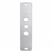 HES 9000 Series Spacer Bracket, 1/16" Spacer Plate, For Surface Mount Electric Strikes, Satin Stainless Steel