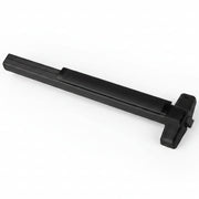 Von Duprin Rim Exit Bar, Wide Stile Pushpad, 36" Device, Exit Only, Less Trim, Hex Key Dogging, Black Anodized Aluminum Finish, Non-Handed