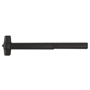 Von Duprin 1 Rim Exit Bar, Wide Stile Pushpad, 36" Device, Exit Only, Less Trim, Hex Key Dogging, Black Anodized Aluminum Finish, Non-handed