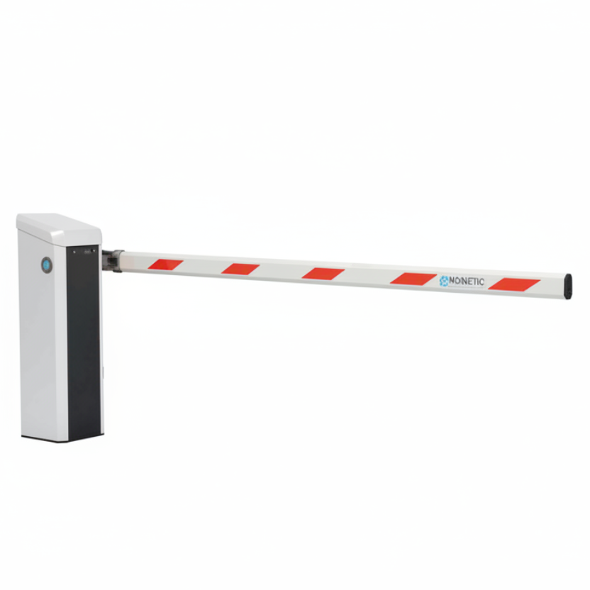 Access Pro-H Barrier Gate (Tall White Cabinet) With 12' Swing-Away Straight Arm - Right Hand