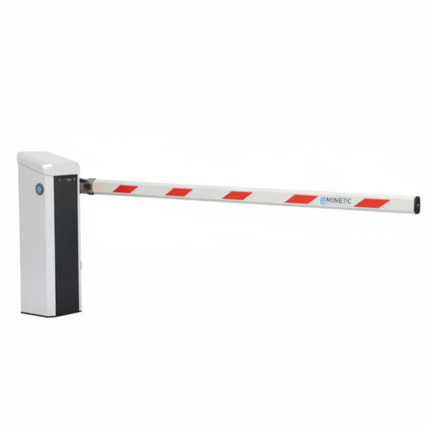 Access Pro-H Barrier Gate (Tall White Cabinet) With 12' Break-Away Straight Arm