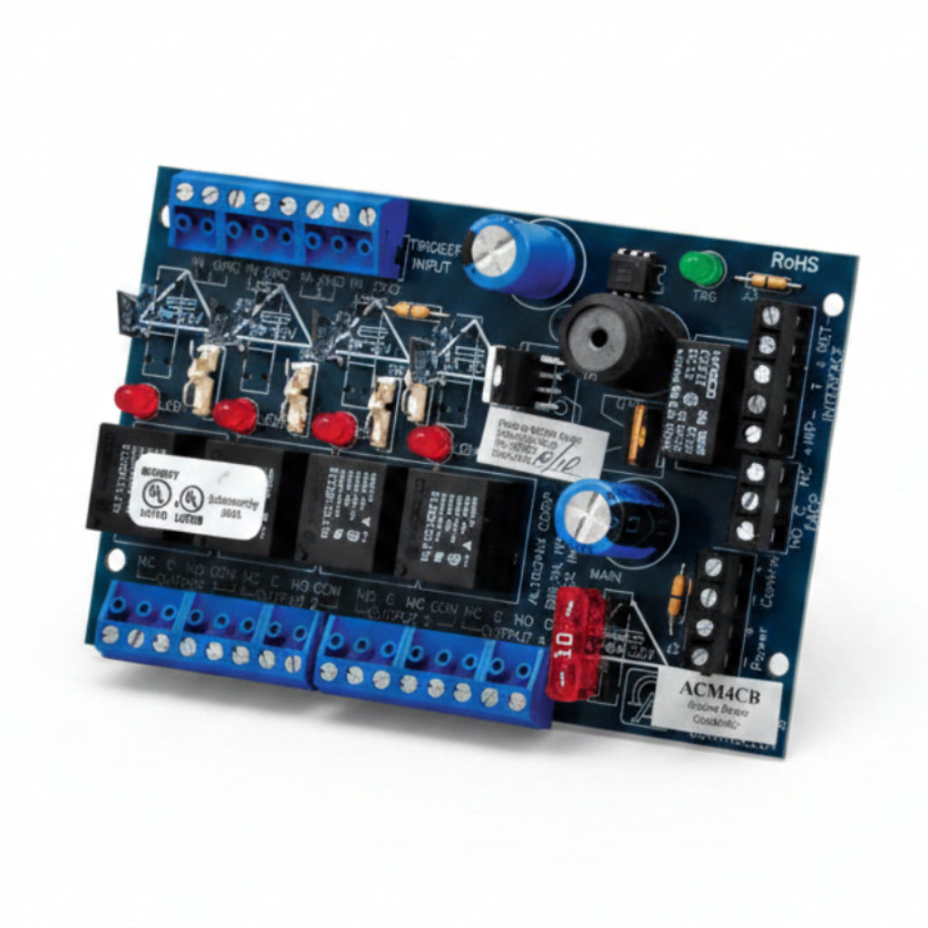Altronix Access Power Controller, Input 12/24VAC/DC, 4 PTC Outputs