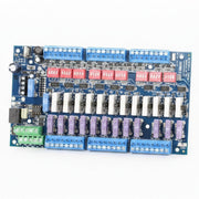 Altronix Power Control Module, 2 10A DC Inputs, 12 Fused Output, NO / NC / Wet / Open Collector Sink, Individual Selectable FS/FSE, Dry Form C, Fire Alarm Disconnect