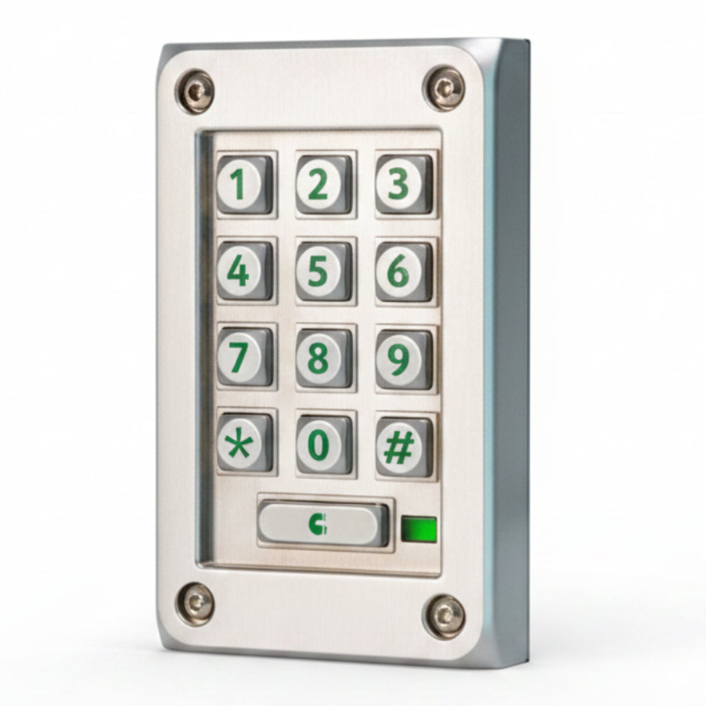 Paxton Compact Vandal Resistant Metal Keypad