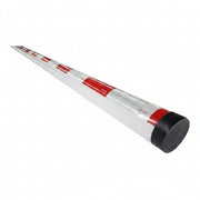 12' Aluminum Arm With Red / White Reflective Caution Stripes (Meets DOT Specs)