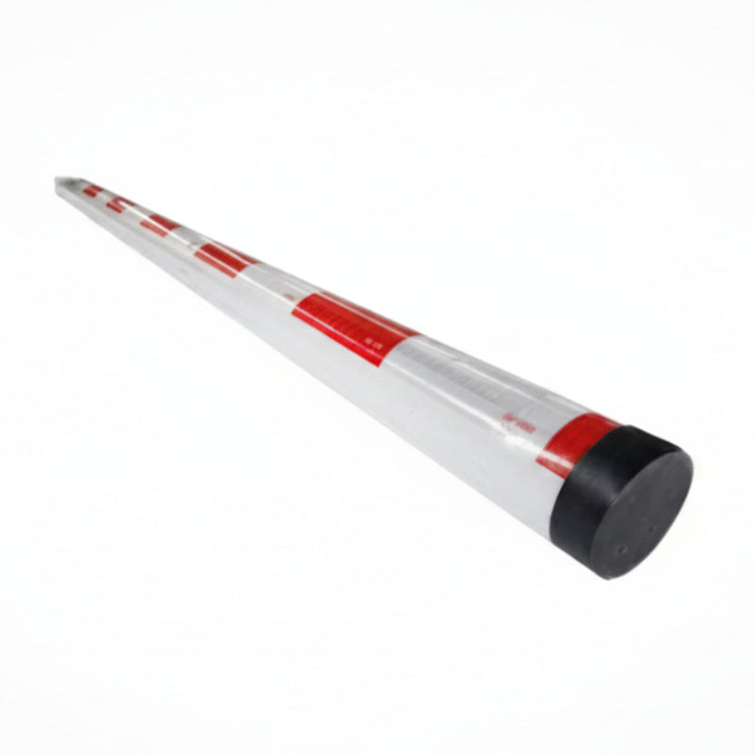 15' Aluminum Arm With Red / White Reflective Caution Stripes (17' Overall - 15' Opening) ( Meets DOT Specs)