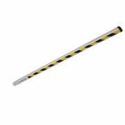 15' Aluminum Arm With Black / Yellow Caution Stripes