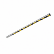 12' Aluminum Arm With Black / Yellow Caution Stripes