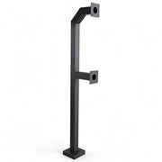 72" Dual Height Pad Mount Gooseneck Stand Made With 3" x 3" Steel