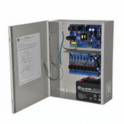 Altronix Power Supply/Access Power Controller, Input 115VAC 60Hz @ 2.6A, 8 PTC Outputs, 12VDC @ 10A, Grey Enclosure