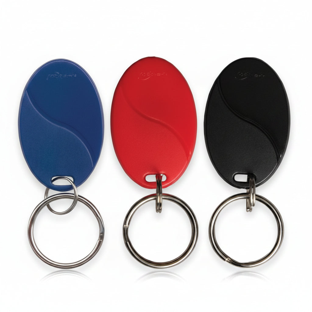 Mango HID Compatible Key Fob (Blue, Black Or Red) Min Order 50 - W/ Special Coding