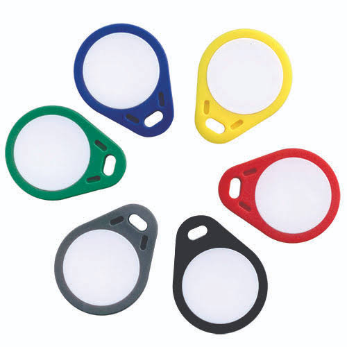 Mango HID Compatible Tear Drop Fob (Black, Gray, Blue, Green, Yellow Or Red) (Min Order 50)