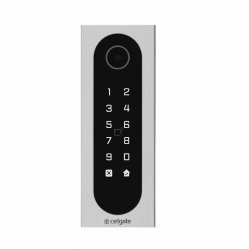 Infinity Mullion Mount HID Reader With QR Reader, Keypad, And Bluetooth