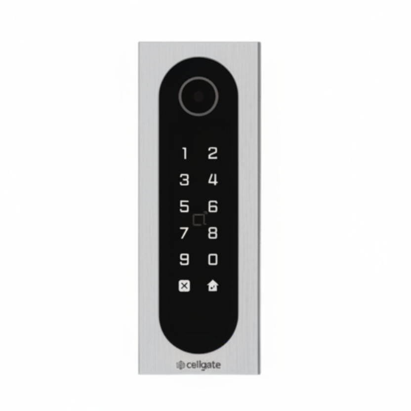 Infinity Mullion Mount DESIFire Reader With QR Reader Keypad, And Bluetooth