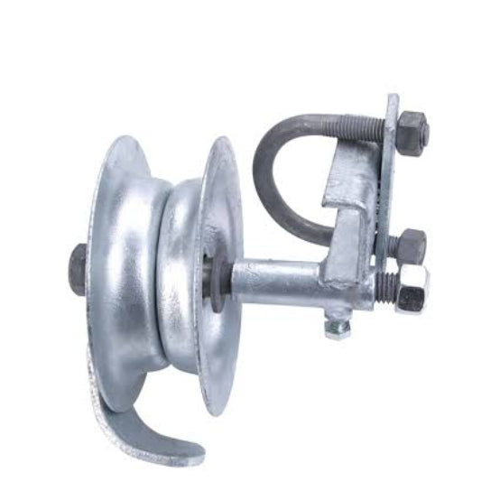 Safety Pipe Track Wheel, Malleable, 5"