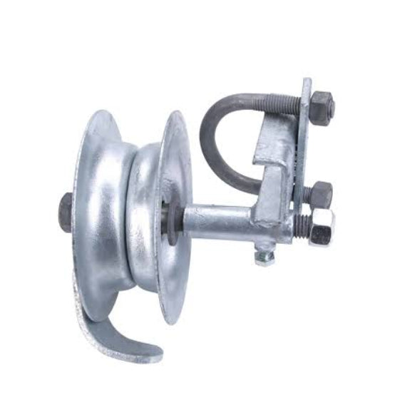 Safety Pipe Track Wheel, Malleable, 5" x 1-5/8"