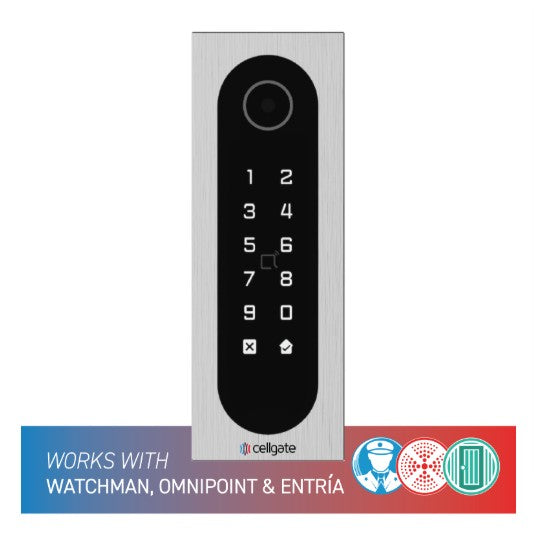 Infinity Reader MU Bluetooth BLE 13.56 MHz DESFire EV3 125 KHz Prox QR Code Reader Backlit Numeric Keypad