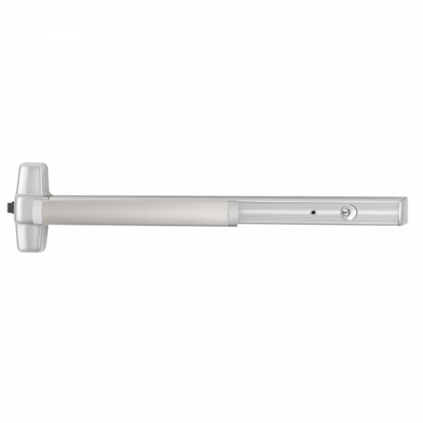 Von Duprin Grade 1 Delayed Egress Exit Device, RIM Latch, Exit Only, satin Chromiom Plated
