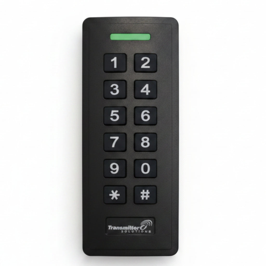 Dolphin Wiegand Mullion Keypad With Card Reader (HID, MiFare, And EM Compatible)