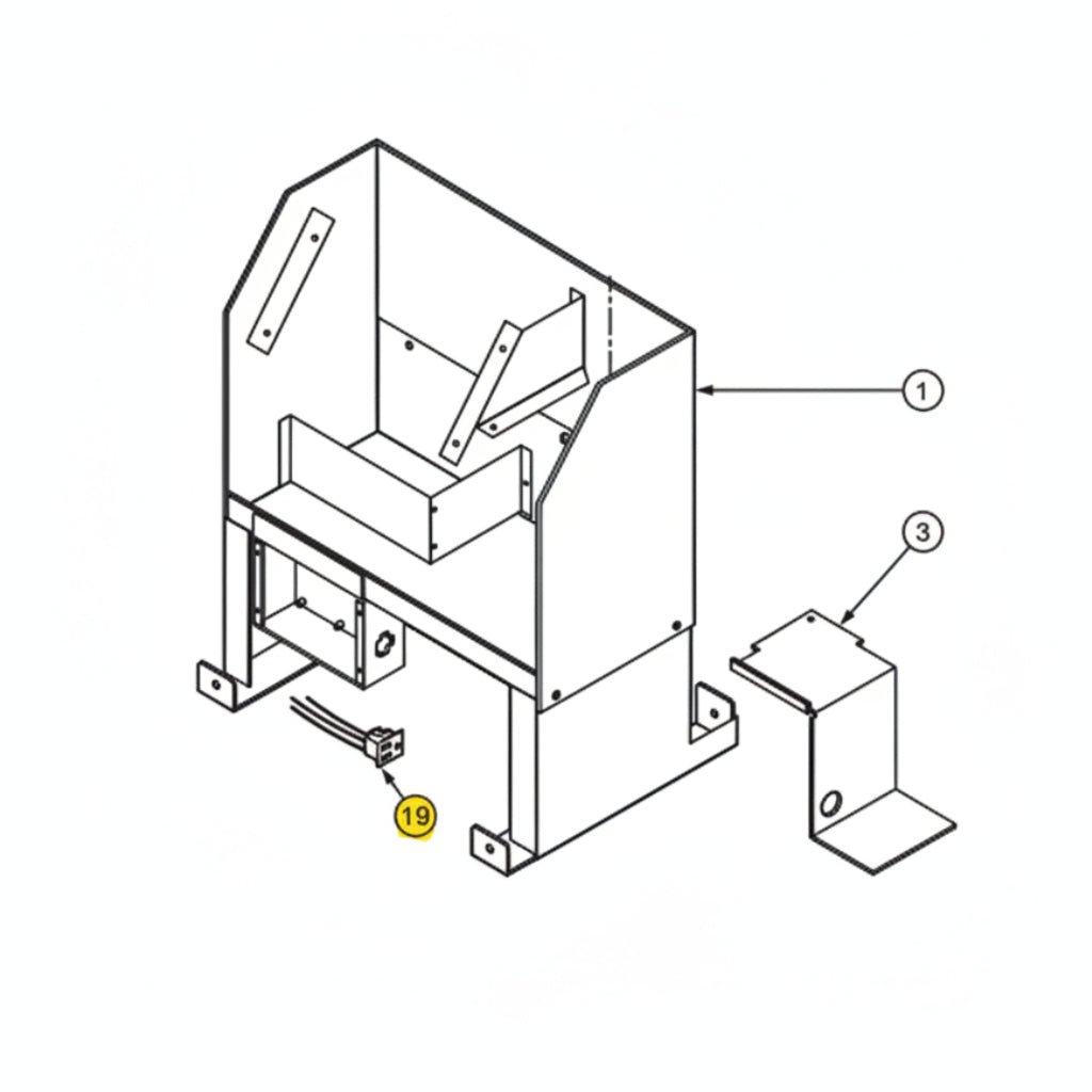 Aux 120V Outlet And Wire Harness