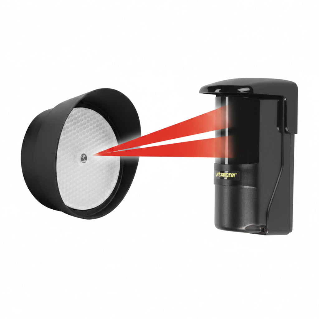 Enforcer Reflective Photoelectric Beam Sensor, UL325 Compliant, 50' Range