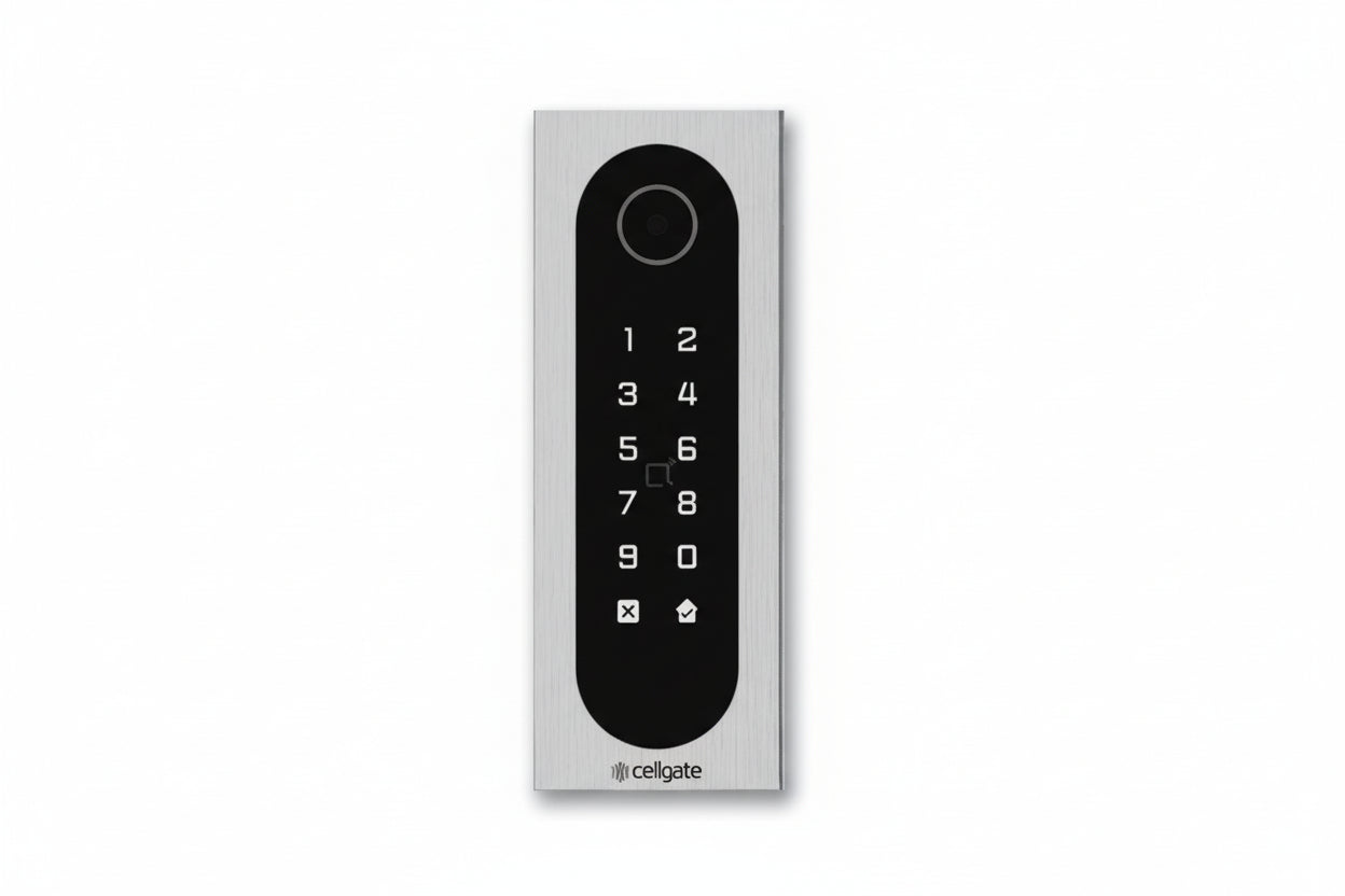 Entria Mullion Mount Single Door IP Controller (VPN) With QR Reader, Keypad, And Bluetooth HID Card Reader