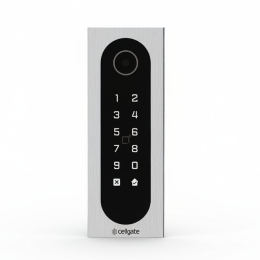 Entria Mullion Mount Single Door IP Controller (VPN) With QR Reader, Keypad, And Bluetooth DESIFire Card Reader