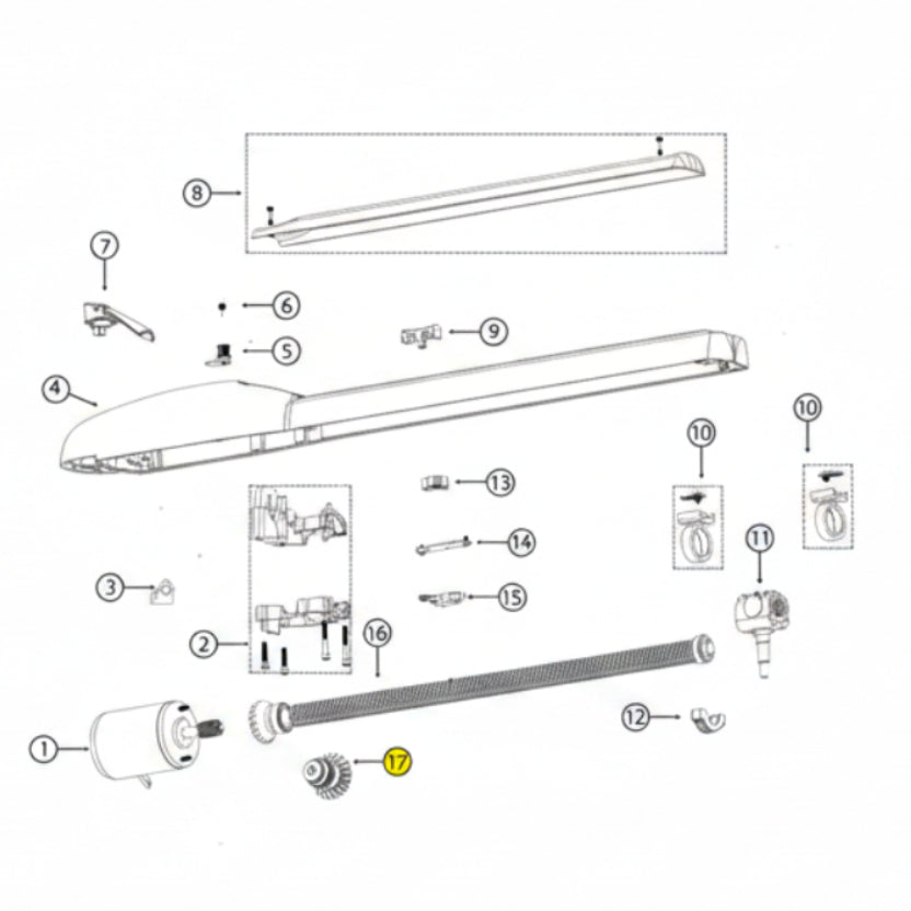 E4 Gear Drive Assembly
