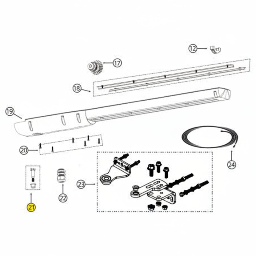 E4 Rear Mounting Hardware