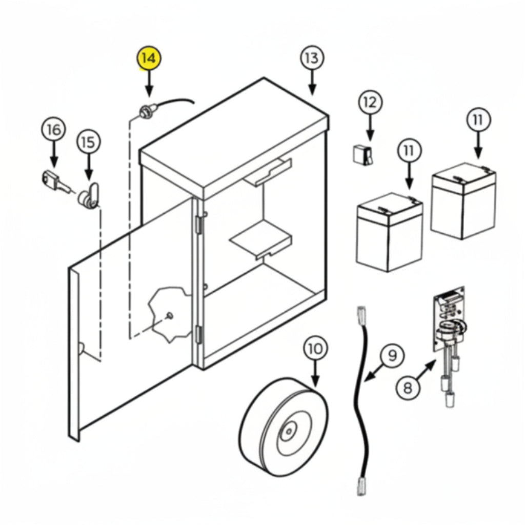 Reset Button For ECU Control Box