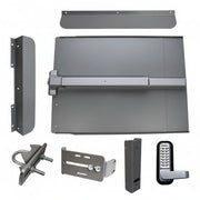 PS- Edge 11-Security Kit 24" Silver ..= 1- Edge-11 Shield / 1-Pb-1100-Al / 1-..Ps-Sb Strike Bracket / 1- Ed-200../1-285P-Sc / 1 Jamb Stop / 1 Ps-Lp/ Max (6.22)